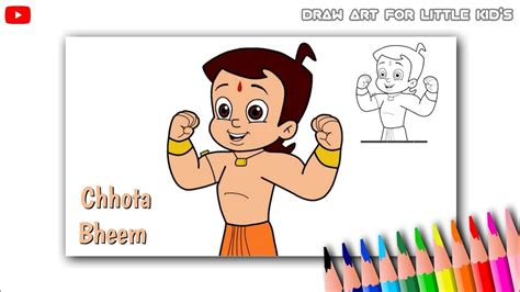 Chhota Bheem How To Draw Chota Bheem Easy Step By Step Drawing