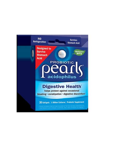 Pearls® Probiotic Пърлс® Пробиотик 1 млрд активни пробиотици X 30 софтгел капсули Nature’s Way