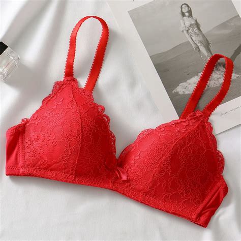 Nanoshop ABC Cup Women Red Bra And Panty Lingerie Set For Wedding Party And Board Exam Shopee
