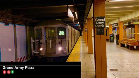 Irt Eastern Parkway Line Lcl Train Action W Nis R Action