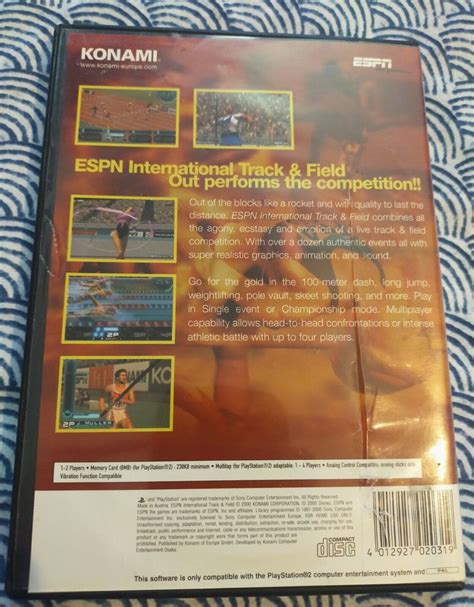 Espn International Track Field Playstation Ps Complete