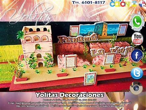 Yolitas Decoraciones Panamá La Vieja Maqueta