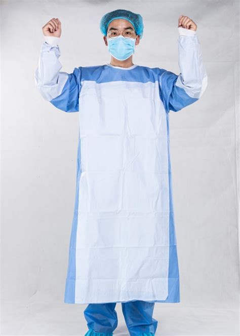 Disposable Reinforced Surgical Doctor Gown Sms Non Woven Sterile