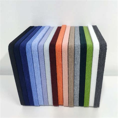 Both Side Smooth Surface Polyester Acoustic Felt Panel - Polyester ...