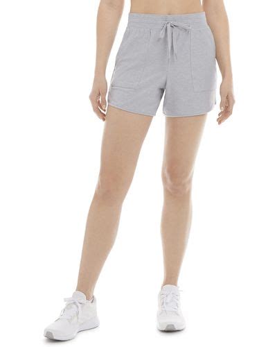 Gray Danskin Shorts For Women Lyst