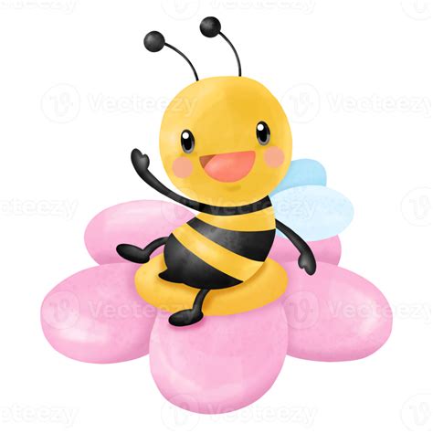 Honey Bee Watercolor Clipart 9347339 Png