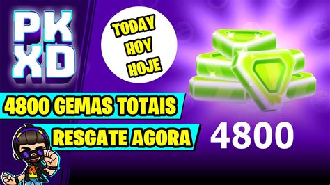 PK XD CÓDIGO GRÁTIS DE GEMAS RESGATE AGORA ANTES QUE ACABE TOTAL 3000