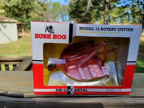 Ertl Bush Hog Model 12 Rotary Cutter 50th Anniv Circa 1951 Die Cast No 91586 4368117787