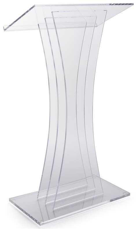 Acrylic Podium 3 Column Design