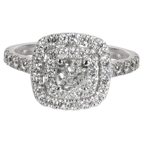 Neil Lane Double Halo Princess And Round Diamond Ring Carat Tw