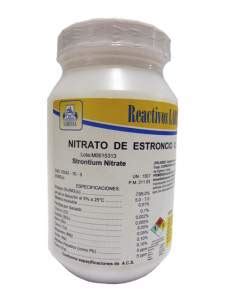 Prueba De Llama De Nitrato De Estroncio