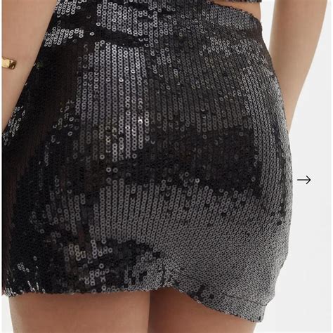 Sequin Mini Skirt Glassons Size Xs Never Been Worn Depop