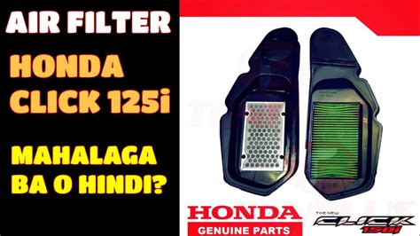 Honda Click 125i Air Filter Air Cleaner Gaano Kahalaga Youtube