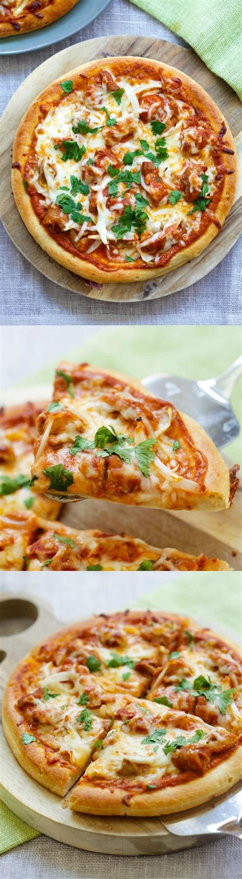 Chicken Tikka Masala Pizza Cheesy Pizza Topped With Delicious Indian