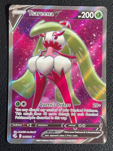 Tsareena V Full Art Pok Mon Fusion Strike Kaufen Auf Ricardo