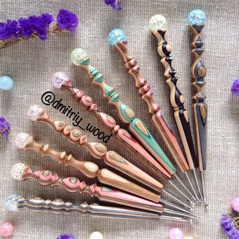 Крючки для вязания | Crochet hooks, Wood art, Hair accessories