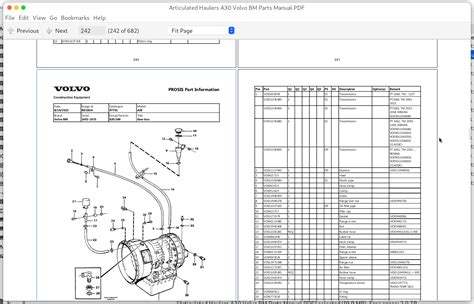 Articulated Haulers A30 Volvo Constructions Parts Manual | A++ Repair ...