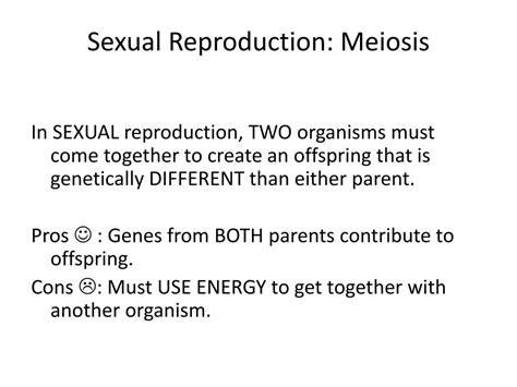 Ppt Notes Types Of Reproduction Powerpoint Presentation Free