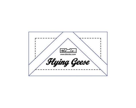 Sale Bloc Loc Flying Geese Square Up Ruler X Quilting Tool