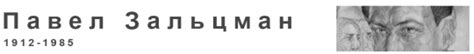 Павел Зальцман - Павел Зальцман