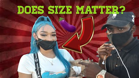 Does Size Matter🍆💦🔥 Wont Believe Wat She Said 😂 Funny Video Public Interview Youtube