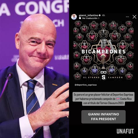 Unafut On Twitter Gianni Infantino Presidente De La Fifa Felicit