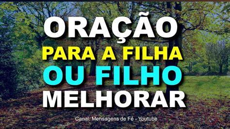 Oração Para o Filho ou Filha Melhorar YouTube