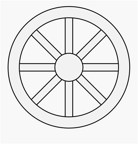 Wagon Wheel Clipart Black And White , Free Transparent Clipart - ClipartKey