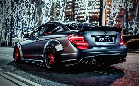 Download wallpapers Mercedes-Benz C63 AMG, 4k, tuning, supercars, HDR ...