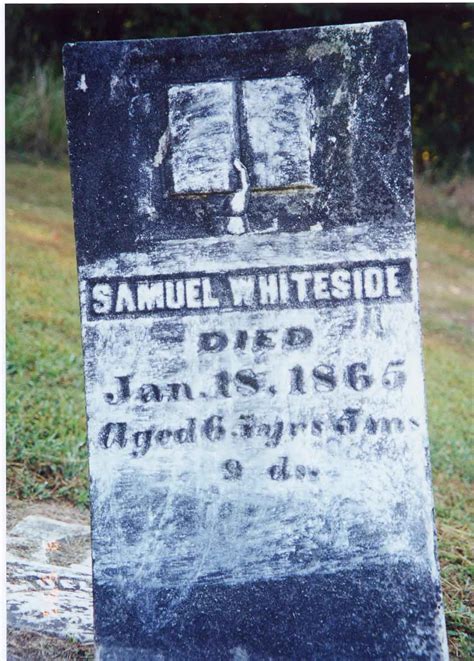 Samuel B Whiteside 1799 1865 Find A Grave Memorial