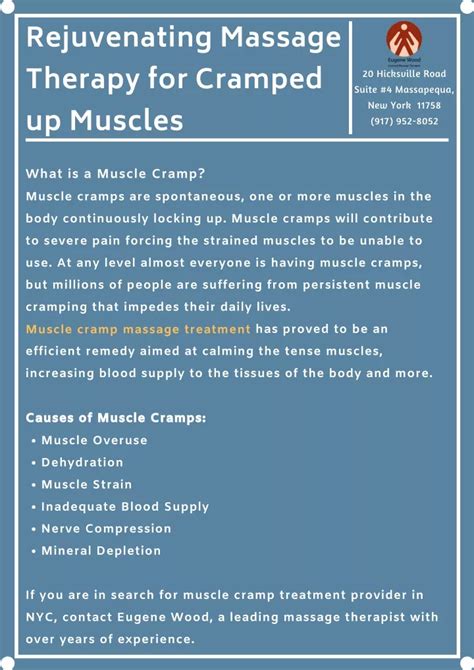 Ppt Rejuvenating Massage Therapy For Cramped Up Muscles Powerpoint