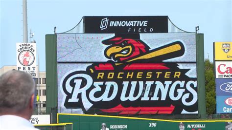 Rochester Red Wings Unveil New Videoboard For Innovative Field