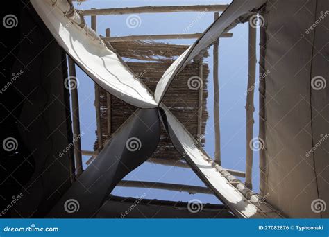 Arabian Wind Tower. Abu Dhabi Stock Photo - Image of middle, interior ...