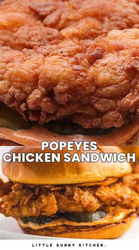 Popeyes Chicken Sandwich Copycat Recipe In 2024 Crunchy Chicken Recipe Popeyes Spicy