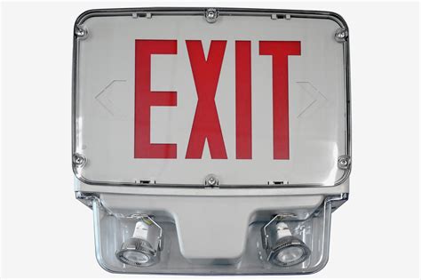 Hazardous Location Class 1 Div 2 Emergency Exit Sign Exit Sign Warehouse