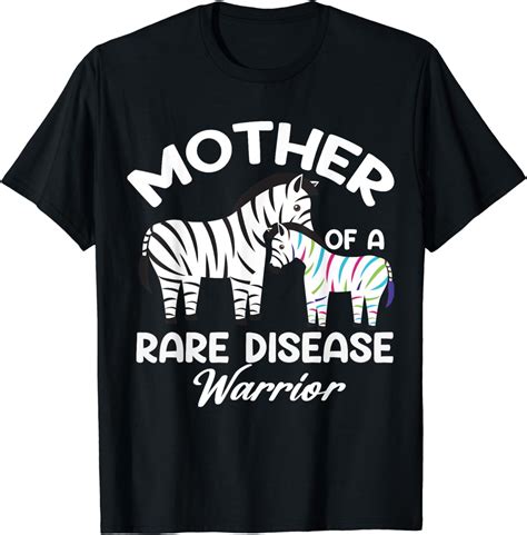 Mother Of A Rare Disease Warrior Cool Rare Awareness T Shirt