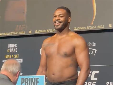 Ufc Watch Jacked Jon Jones Weigh In At Lbs For Heavyweight