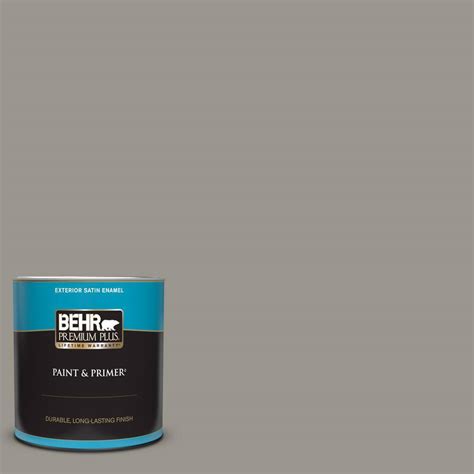 Behr Premium Plus Qt N Battleship Gray Satin Enamel Exterior