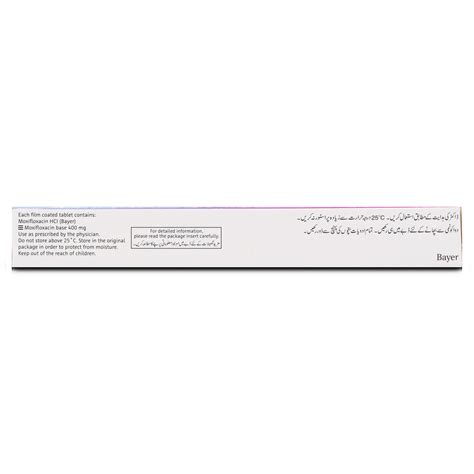 Avelox 400mg Tablet 5 S Uses Formula Side Effects