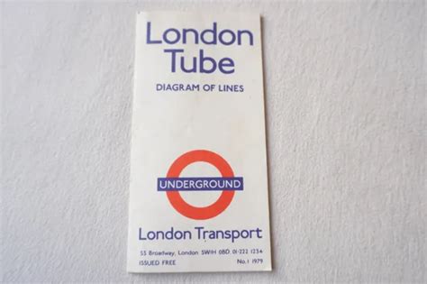 No London Transport Underground Map Diagram Of Lines Tube No