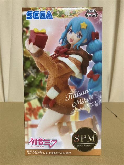 【未使用】60サイズ 未開封 美少女フィギュア スーパープレミアムフィギュア 初音ミク Winter2022 Spm プライズの落札情報詳細