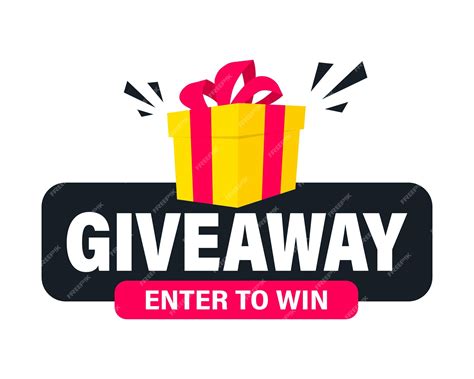 Premium Vector Giveaway Enter To Win Social Media Post Template For Promotion Design Or