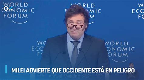 Milei ADVIERTE a las élites de Davos Estoy aquí para decirles que