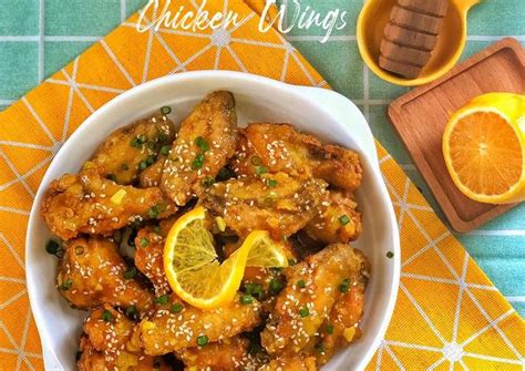 Resipi Honey Orange Chicken Wings Oleh Kakak Faa Cookpad