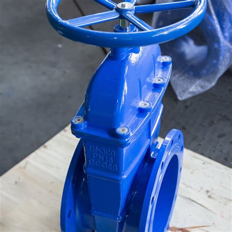 Qt450 Ductile Iron Gate Valve Dn300 Pn16 High Temperature Gate Valve