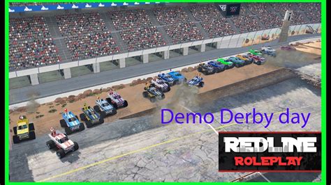 Gta Roleplay The Demolition Derby Redlinerp Youtube