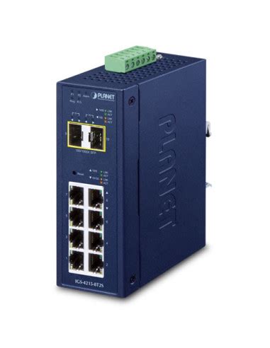 PLANET IGS-4215-8T2S | Buy PLANET Industrial L2/L4 + 8-Port 10/100 ...