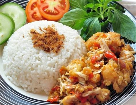 Resipi Nasi Ayam Geprek Rongk