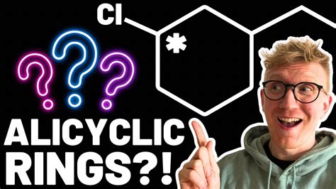 Chiral Centres On Rings Alicyclic Structures Youtube