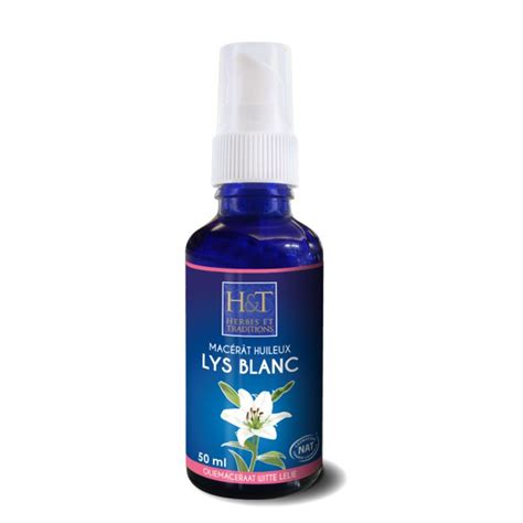 Macérat huileux de Lys blanc bio 50ml Herbes et Traditions